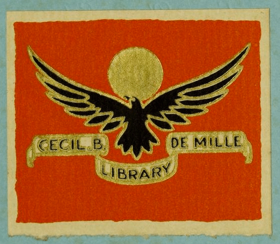 cecil b demille bookplate ex libris