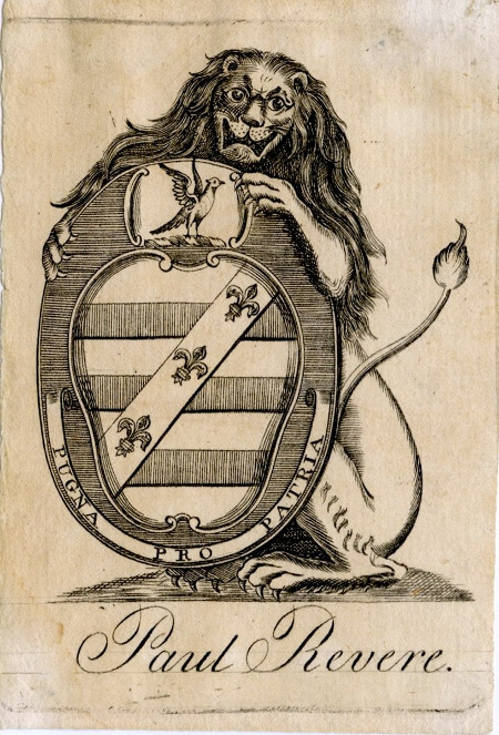 paul revere Bookplate ex libris