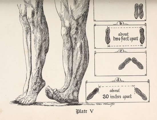 Vintage strongman doing ankle foot illustration . 