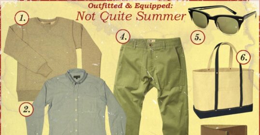 A collection outfitted for not quite summer.