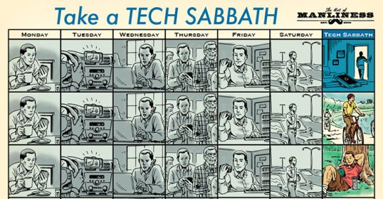Take a Tech Sabbath and unplug on the Seventh Day.