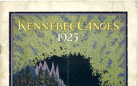 Kennebec canoes 1923 cover featuring Manvotional for vacation planning advice in a town life setting.