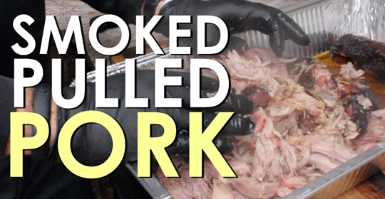 Indulge in the mouthwatering flavor of smoked pulled pork.