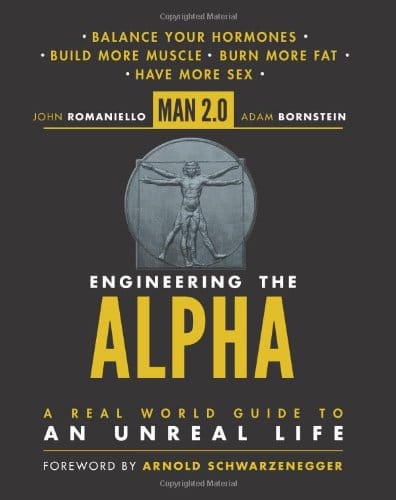 Engineering the Alpha by Arnold Schwarzenegger, book cover.