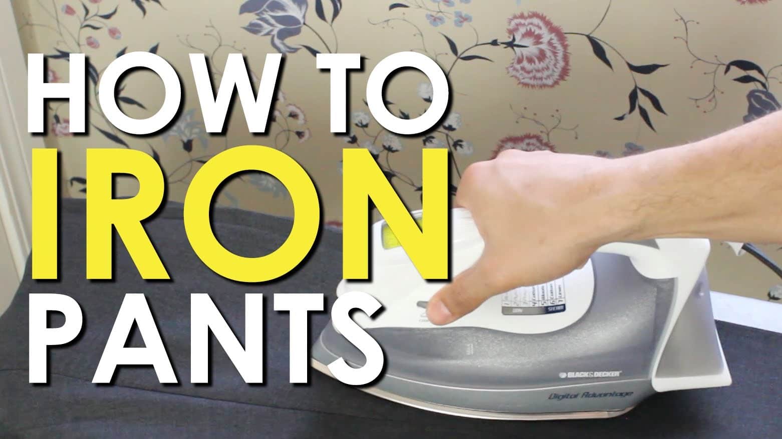 How to Iron Dress Pants [VIDEO] The Art of Manliness