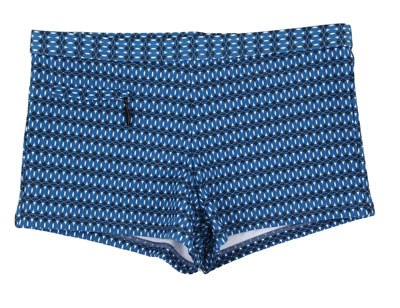 A square swim shorts.