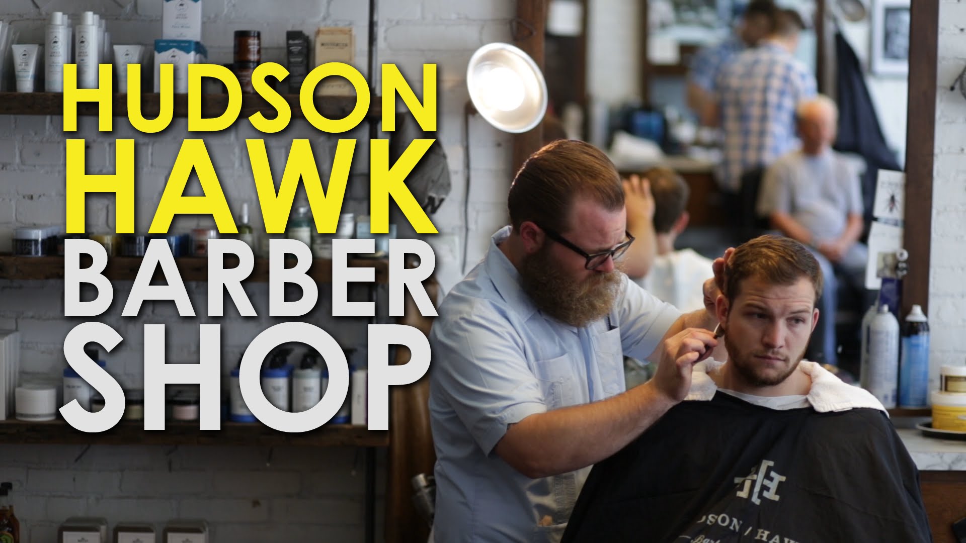 Get a top-notch haircut or shave at the Hudson Hawk barber shop.