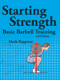 Book cover, starting strength by Mark Rippetoe.