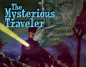 The poster of The Mysterious Traveler.