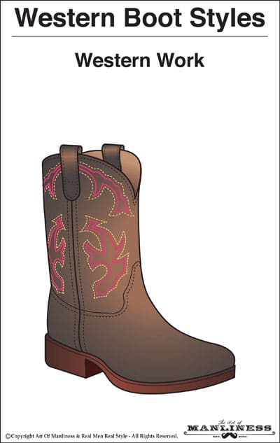 Western boots styles work boot.