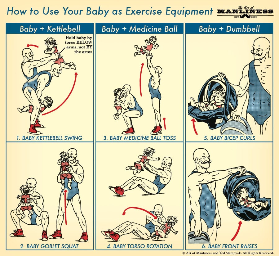 Baby store exercise equipment