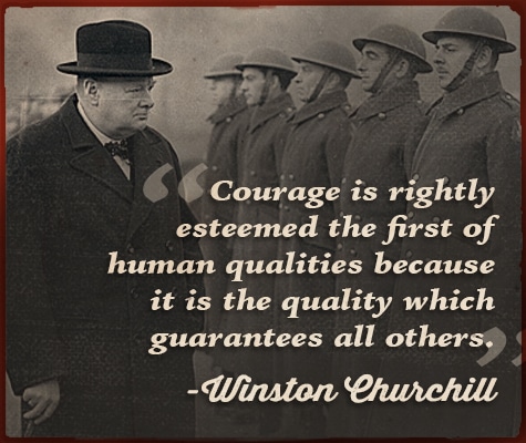 Winston Churchill Quote: “No compromise with the main purpose, no