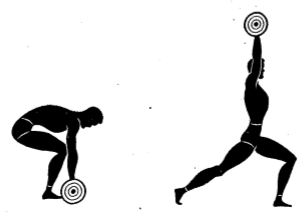 Army physical training Strength snatch.