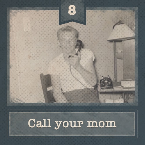 Vintage young man on telephone. 