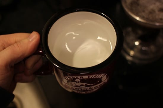 Hot Water in Art of manliness Mug.