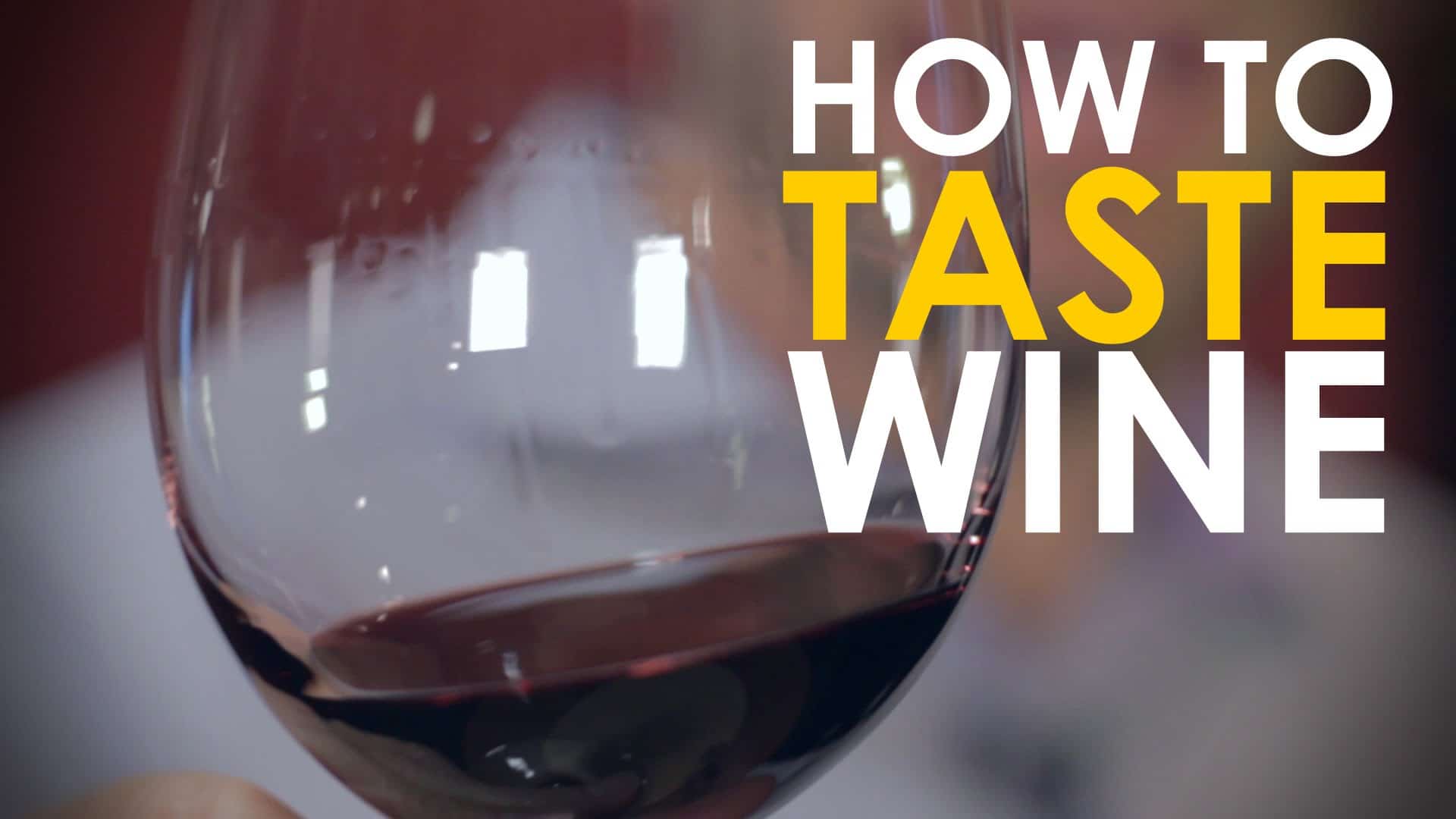 Learn how to taste wine with this helpful video guide.