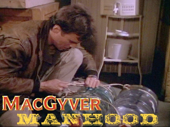 Macgyver diffusing bomb. 