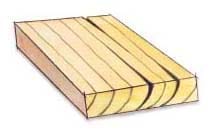 Lumber wood shake illustration.