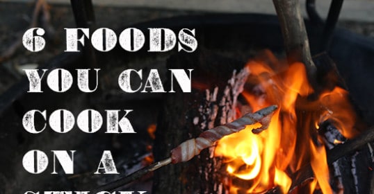 6 foods you can cook on a stick for a fun and delicious meal.
