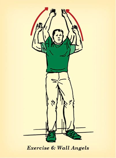 wall posture exercise