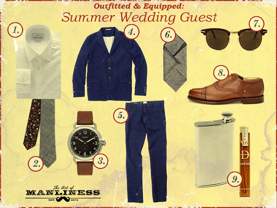 mens wedding guest outfit summer