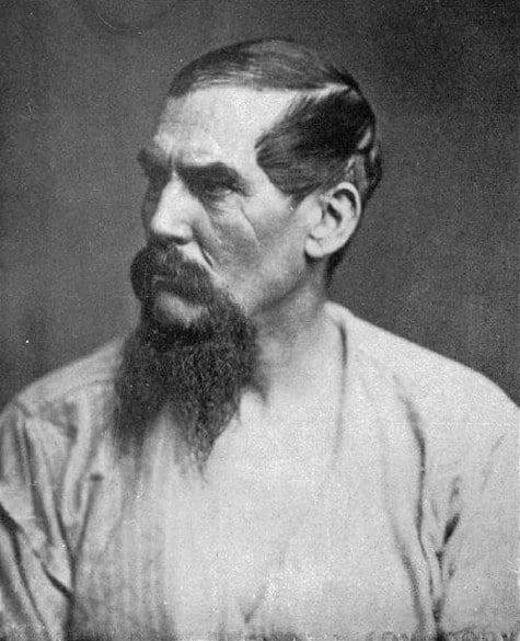 richard francis burton profile photo scar on cheek