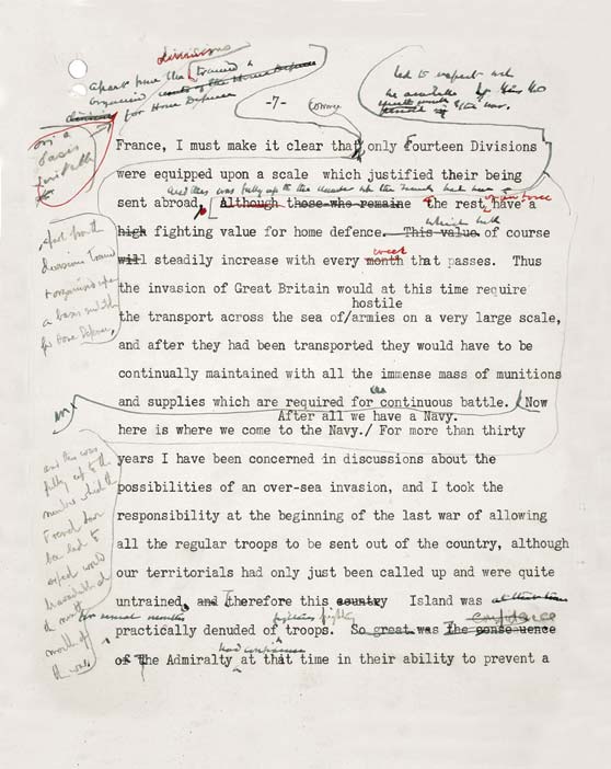 finest hour first draft