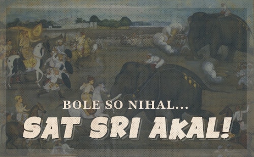 Sikh battle cry.