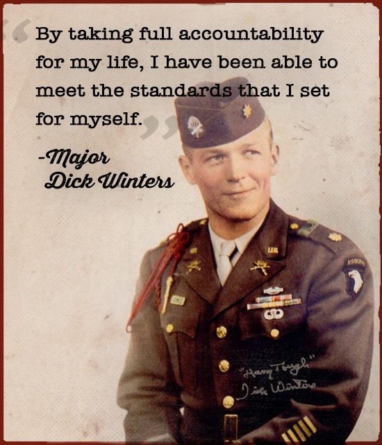 Major Dick Winters WWII portrait