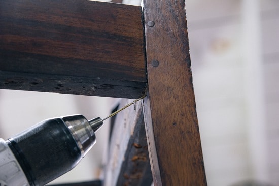 Chair Repair - Fixing a Loose Back on a Wooden Chair