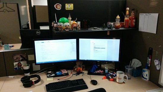 App developer work station.