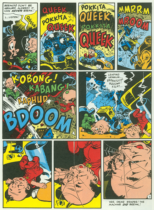 Comic cartoon, mad magazine blobs# 6.