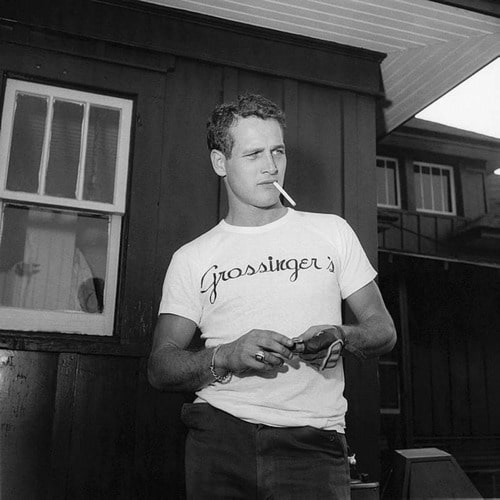 Paul Newman graphic tee vintage.