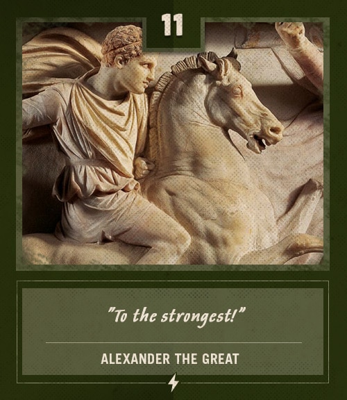 Alexander The Great last words to the strongest!.