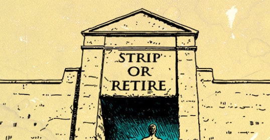 strip or retire skin in the game illustration