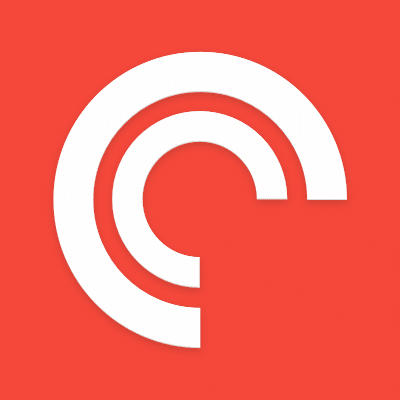 Pocketcasts logo.