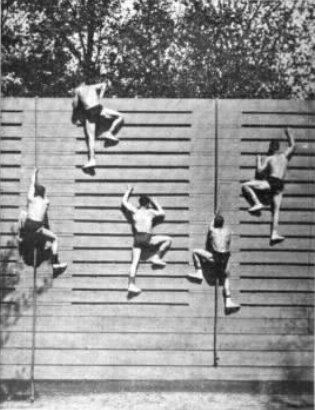 Georges Hebert history parkour natural method obstacles climb.