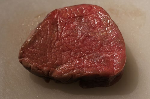Eye round steak.