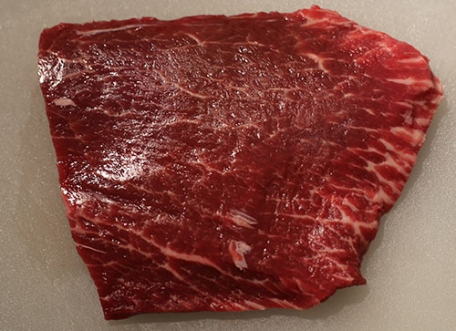 Flat iron steak.