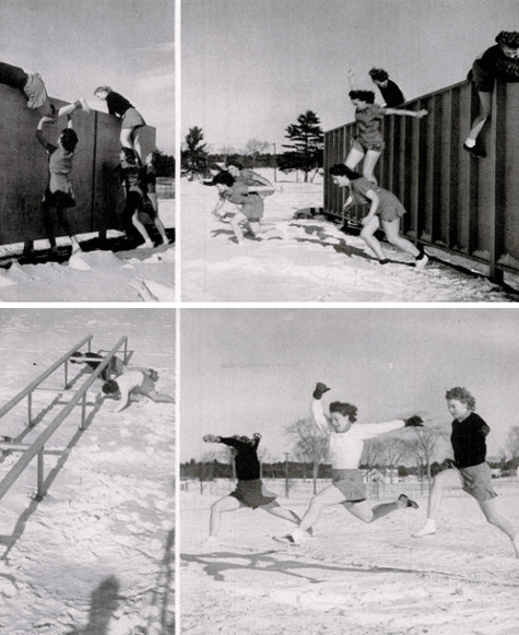 Vintage 1940s wwii women obstacle course WAAC WAVES.