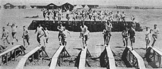 Wwi world war I obstacle course.