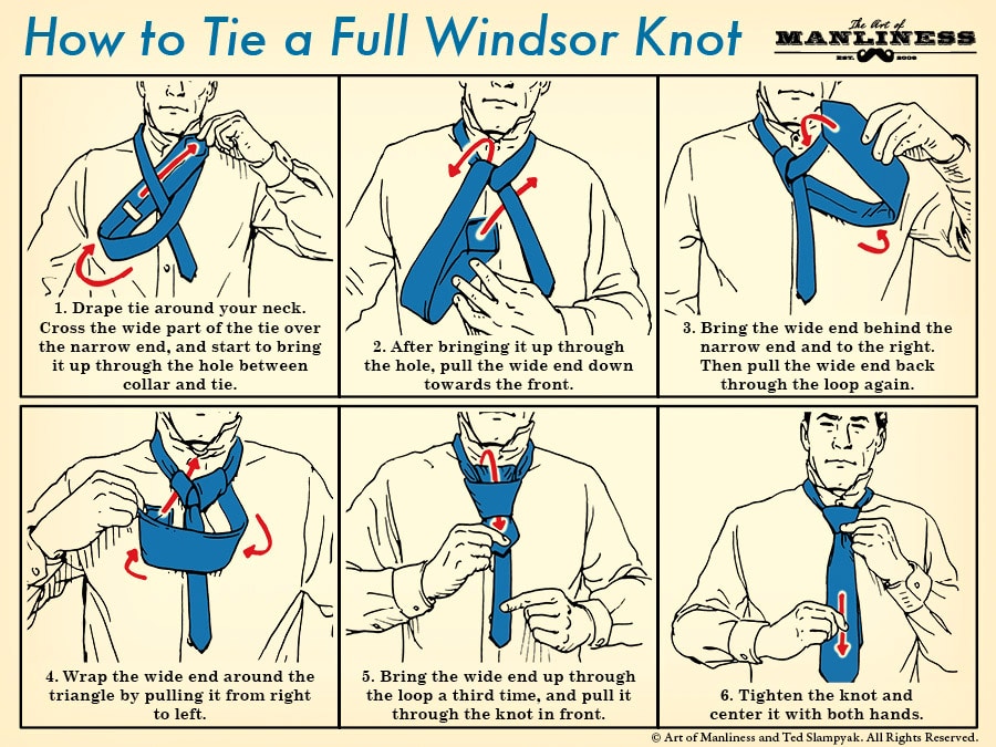 How to Tie the Full Windsor Knot