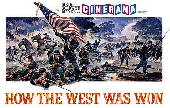 How the west was won movie poster.