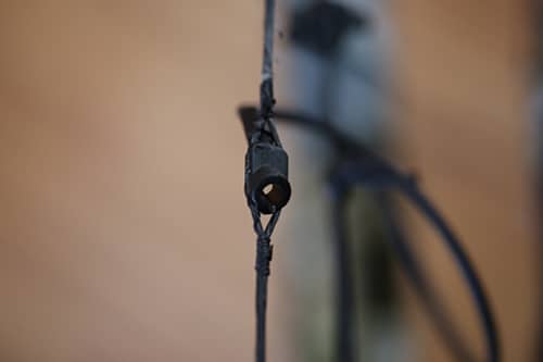 Compound bow parts peep sight.
