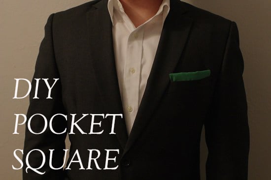 homemade pocket square