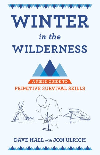 Winter in the wilderness Dave Hall, Book cover.