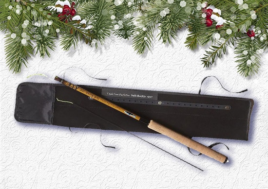 Patagonia Fly Fishing Kit with white Christmas Background.