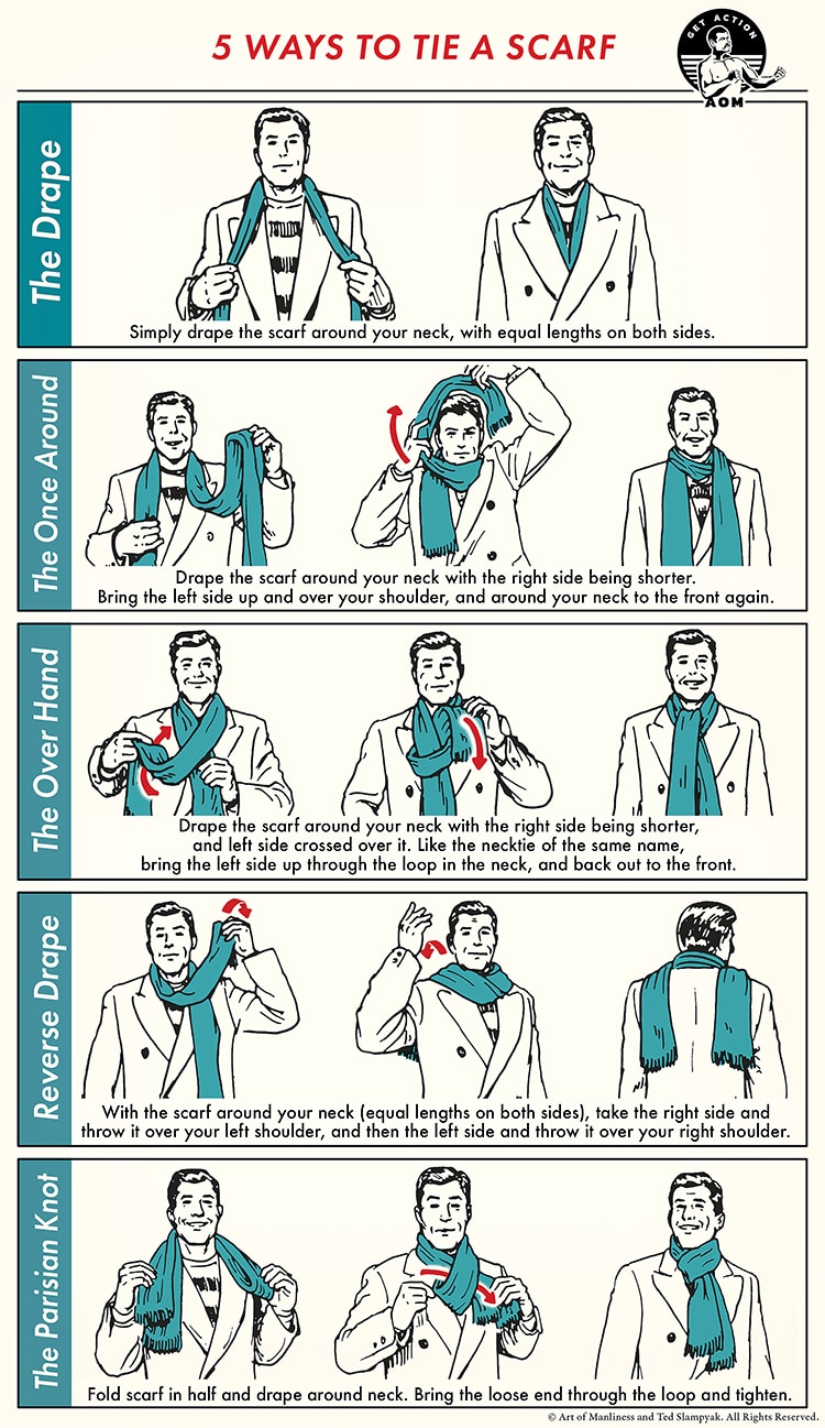 Cool ways to deals tie a scarf