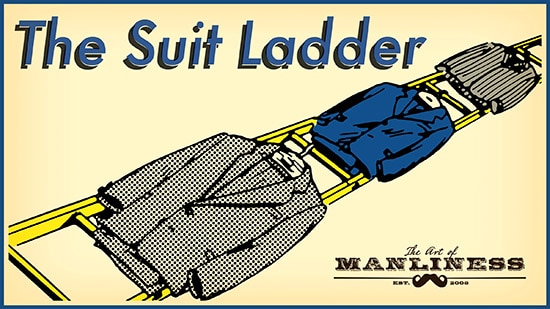 Elevate your fashion game with this stylish suit ladder designed for men.