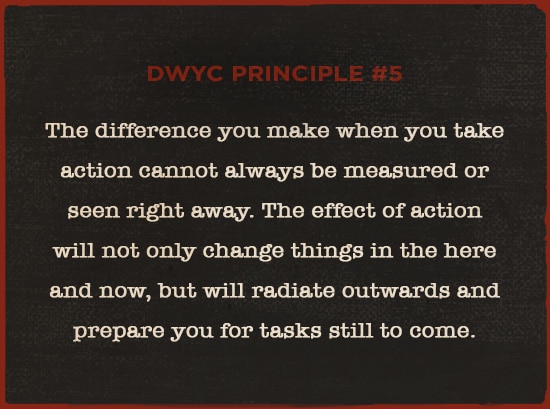 Dwyc principle#5.